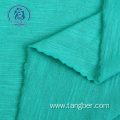 100% spun polyester slub jersey fabric for tshirts